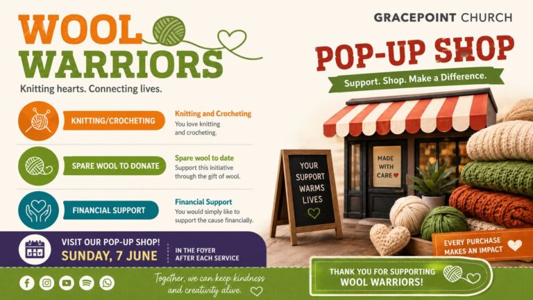 Wool Warriors Pop Up Shop