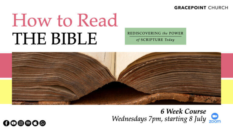 
        
            Upcoming
        How to Read the Bible – Online Course