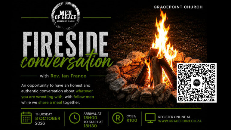 
        
            Upcoming
        Men of Grace – Fireside Conversation